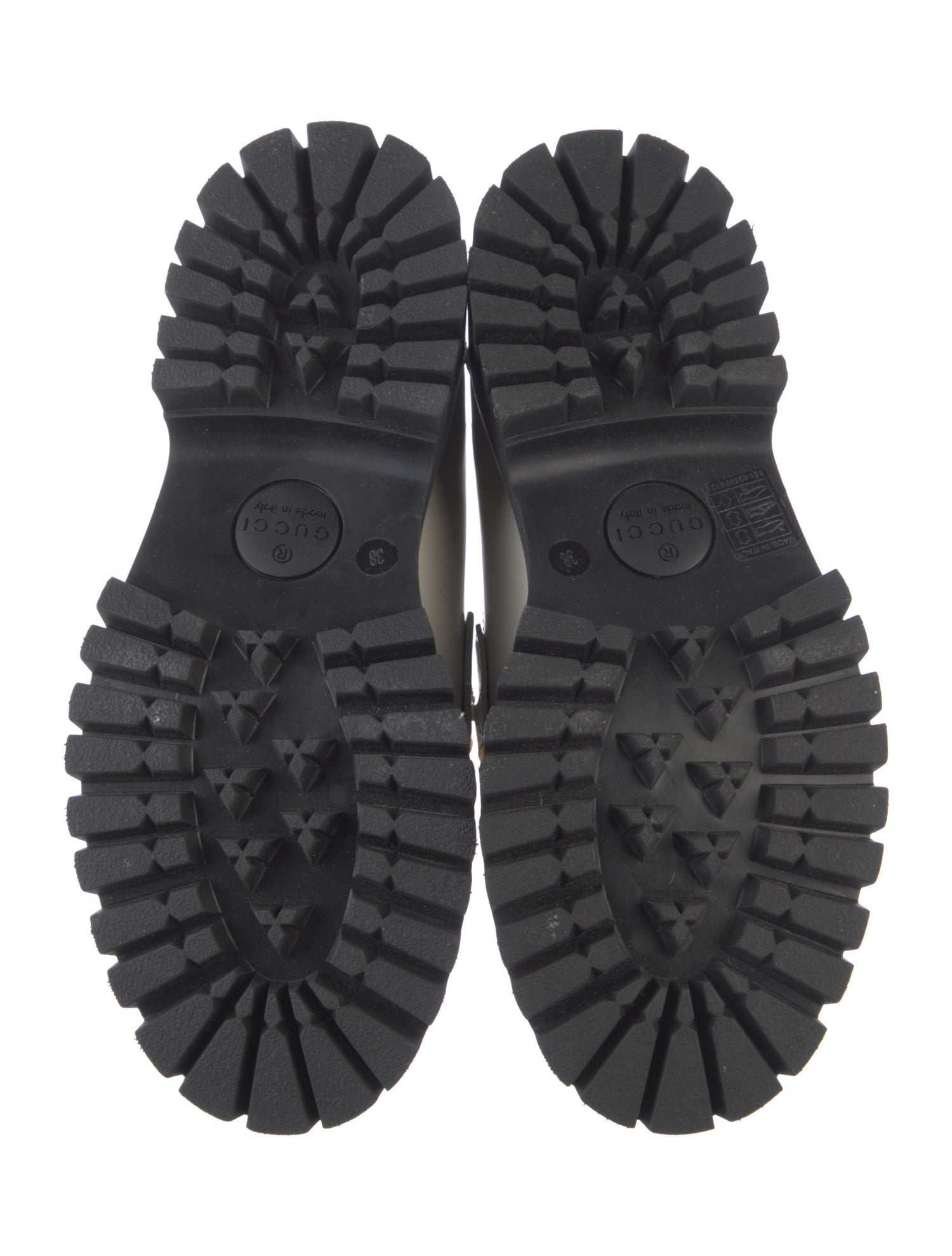 Gucci Interlocking G Logo Patent Leather Loafers